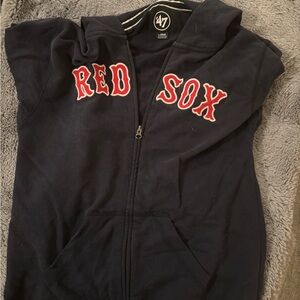 47 Brand Red Sox Navy Hoodie